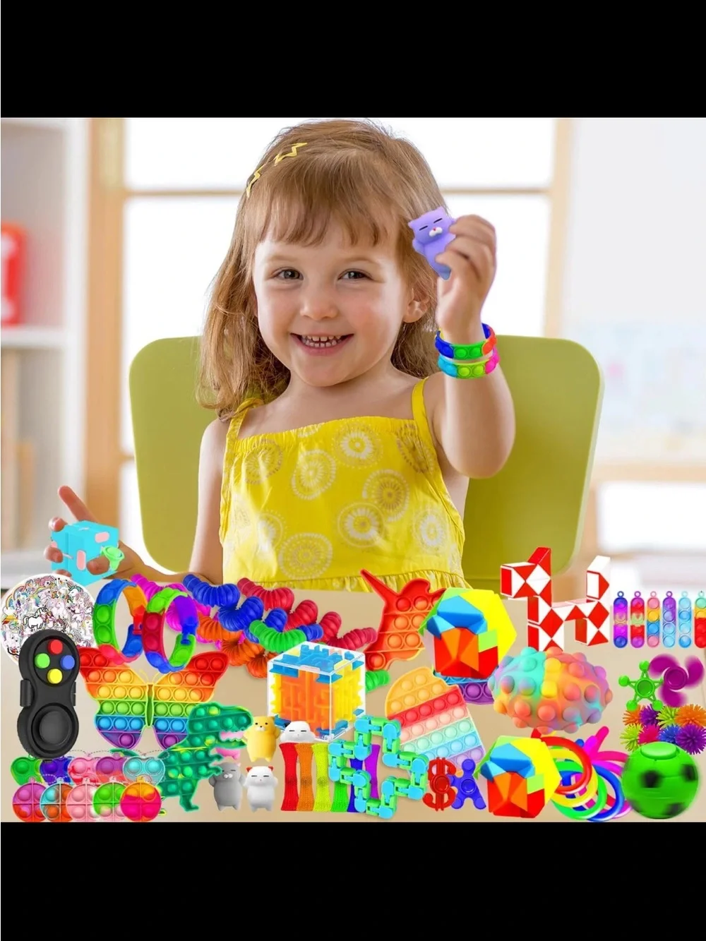 Fidget Poppers Pack - 120 Multicolor Poppers-new sealed box